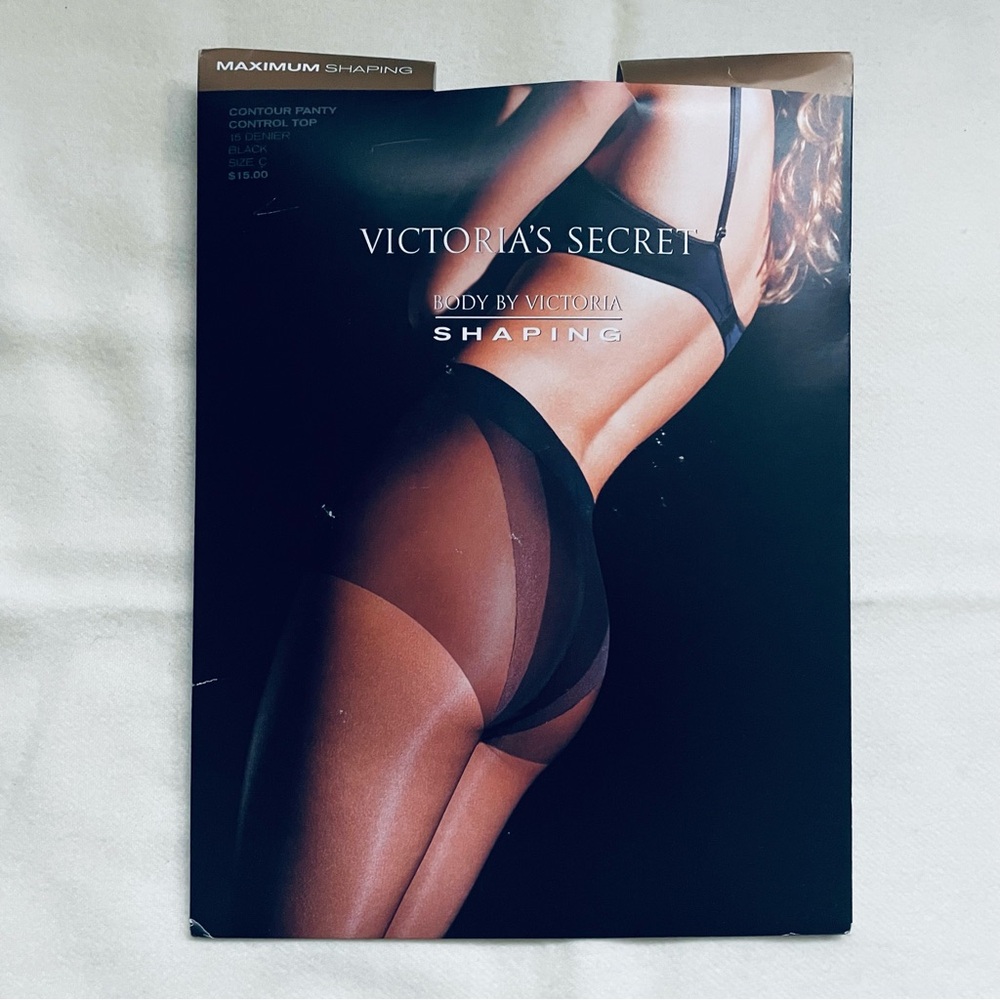 🌸 Victoria’s Secret Body by Victoria Maximum Shaping Pantyhose size C